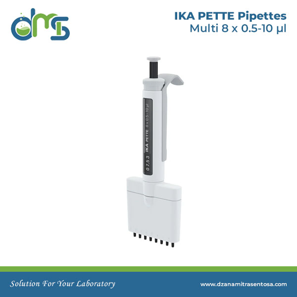 IKA PETTE Pipettes multi 8 x 0.5-10 µl
